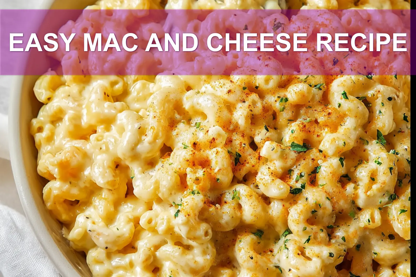 Creamy cavatappi mac and cheese EASY MAC AND CHEESE RECIPE rich melted cheddar close up