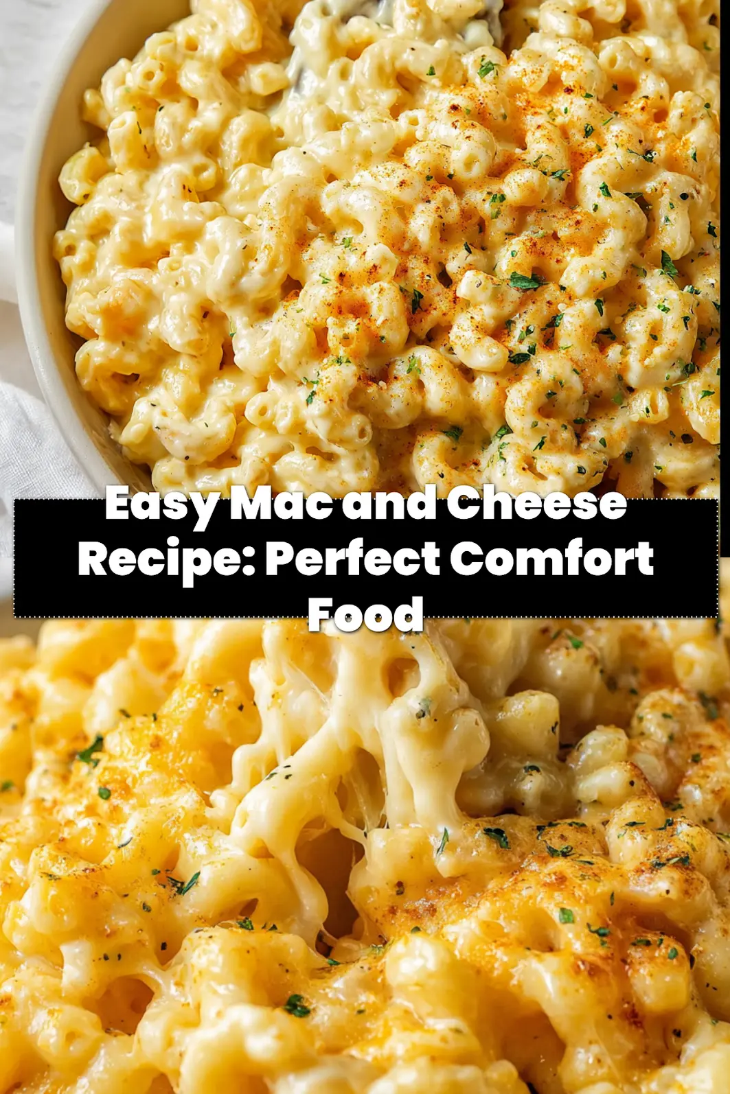Easy Mac and Cheese Recipe: Quick Delicious Dish 6 Creamy cavatappi mac and cheese EASY MAC AND CHEESE RECIPE rich melted cheddar close up_pin