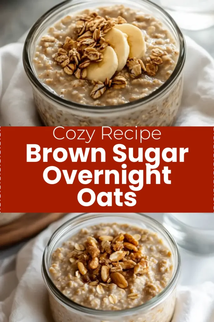 Brown Sugar Overnight Oats: Ultimate Cozy Recipe 7 Easy Mason Jar Breakfast