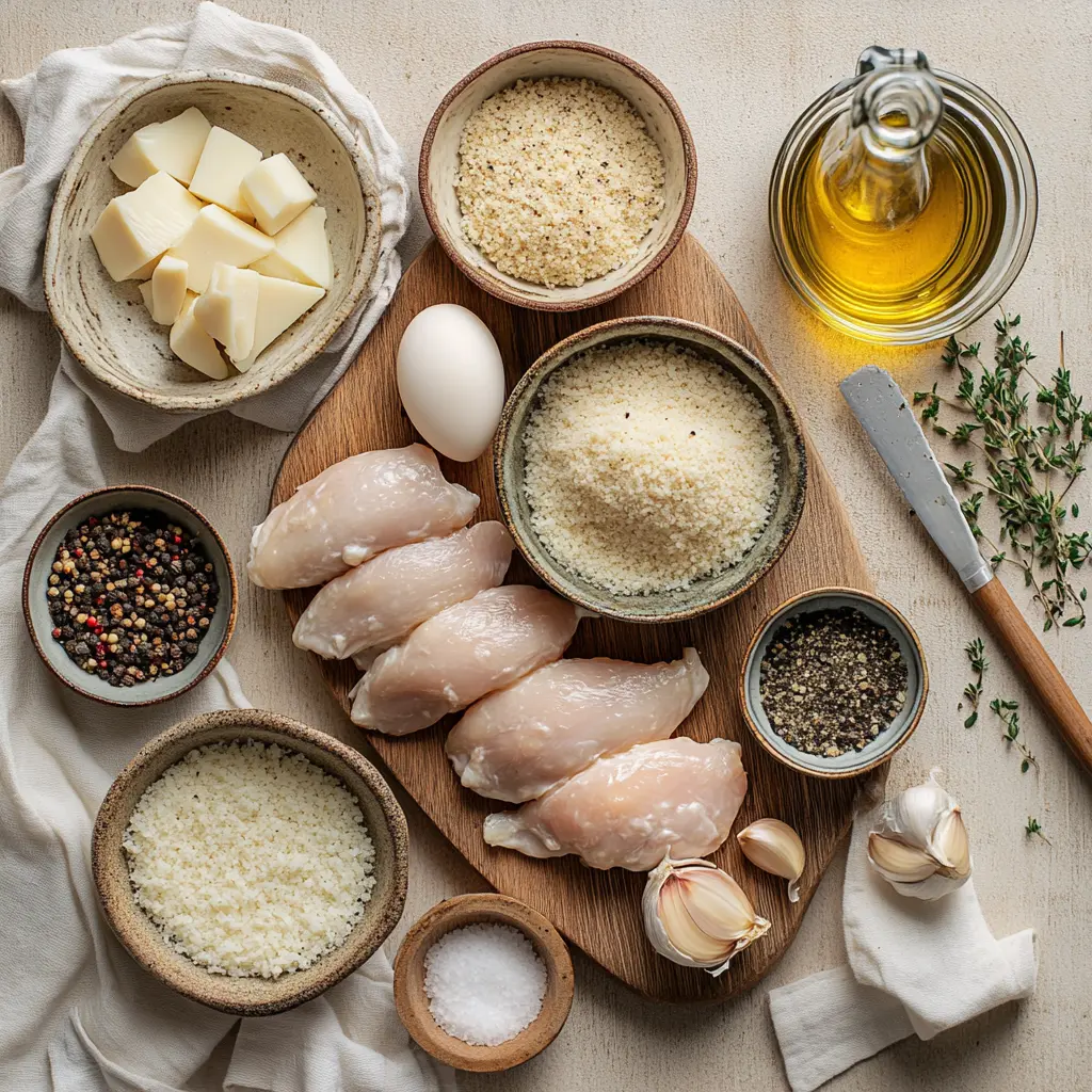 Air Fryer Parmesan Crusted Chicken: Quick and Irresistible Dinner 5 AIR FRYER PARMESAN CRUSTED CHICKEN golden crust served on white napkin with clear water glass