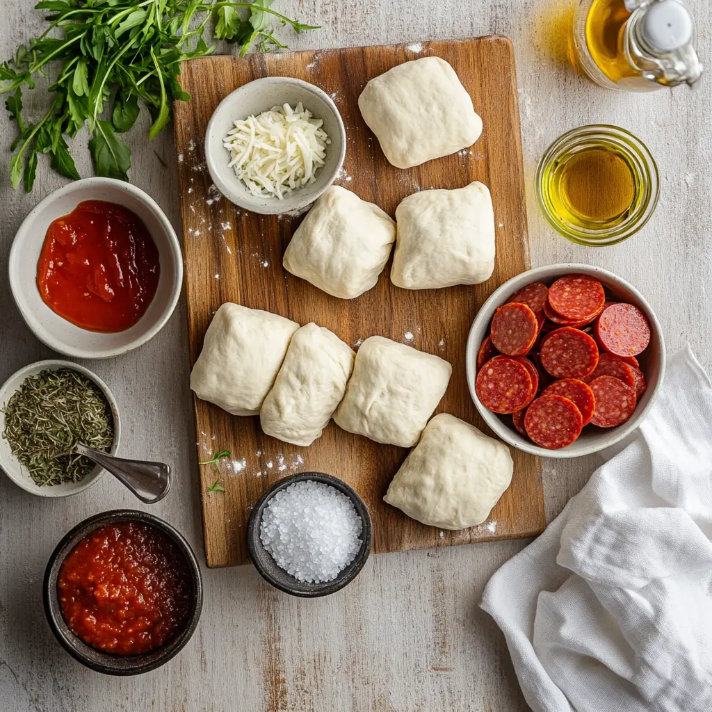 Air Fryer Pizza Rolls: Easy and Tempting Snacks Anytime 5 AIR FRYER PIZZA ROLLS close up on white napkin with glass of water and herbs