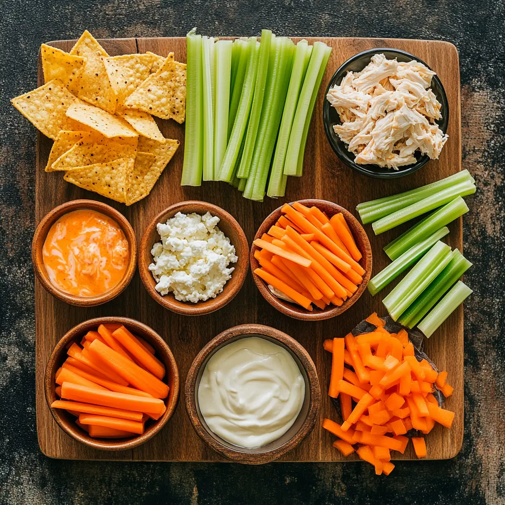 Crock Pot Buffalo Chicken Dip: Easy and Irresistible 5 CROCK POT BUFFALO CHICKEN DIP centered hero view, clean and uncluttered