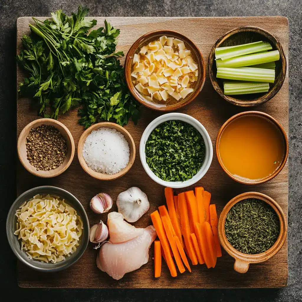 Crockpot Chicken Noodle Soup: Easy Delicious Recipe 5 CROCKPOT CHICKEN NOODLE SOUP centered hero view, clean and uncluttered