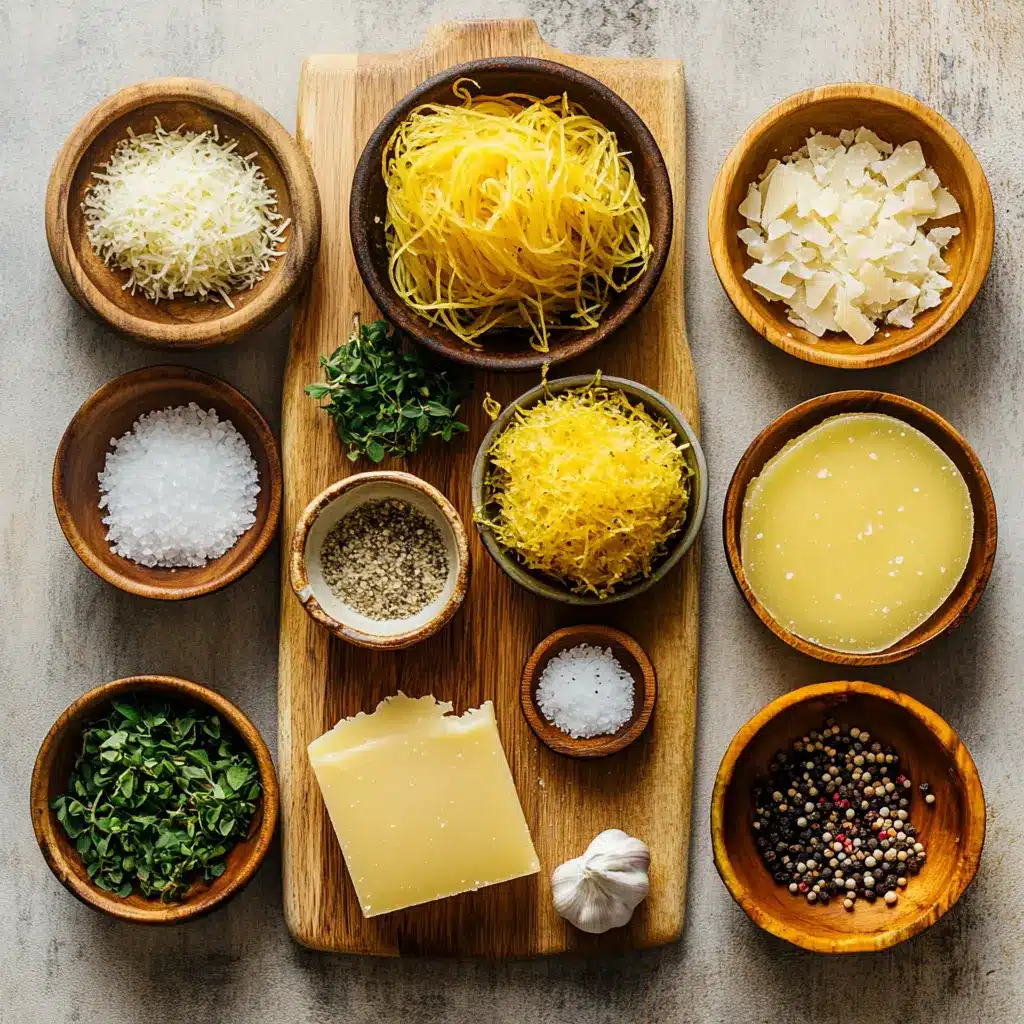 Easy Baked Spaghetti Squash: Delicious & Quick Recipe 5 EASY BAKED SPAGHETTI SQUASH centered hero view, clean and uncluttered