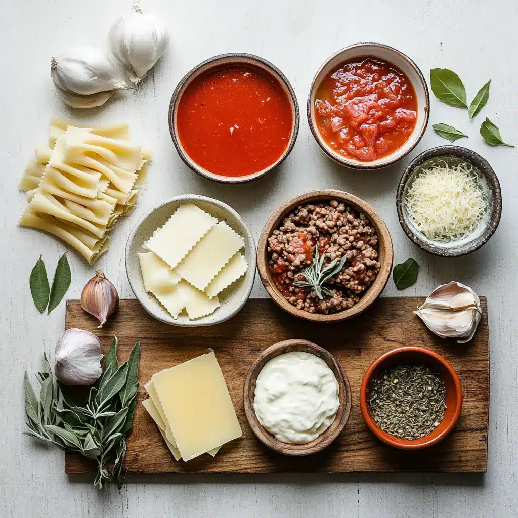 Easy Lasagna Soup No Ricotta: Quick Comforting Meal 5 EASY LASAGNA SOUP NO RICOTTA centered hero view, clean and uncluttered