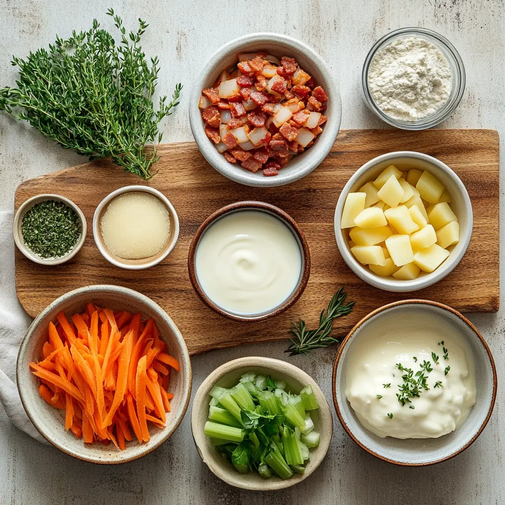 Pioneer Woman Potato Soup Perfect Easy and Delicious 5 PIONEER WOMAN POTATO SOUP RECIPE centered hero view, clean and uncluttered