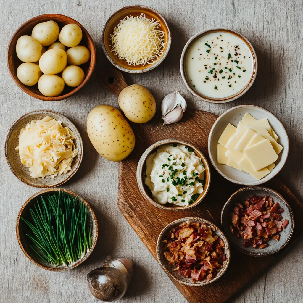 Potato Soup So Creamy Delicious and Easy Recipe 5 POTATO SOUP SO CREAMY centered hero view, clean and uncluttered