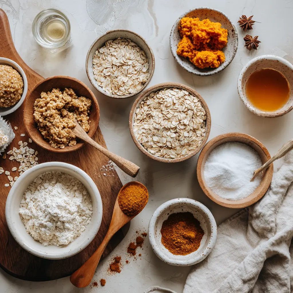 Pumpkin Protein Balls: Easy and Delicious Recipe 5 PUMPKIN PROTEIN BALLS on white napkin with warm natural light and soft shallow focus