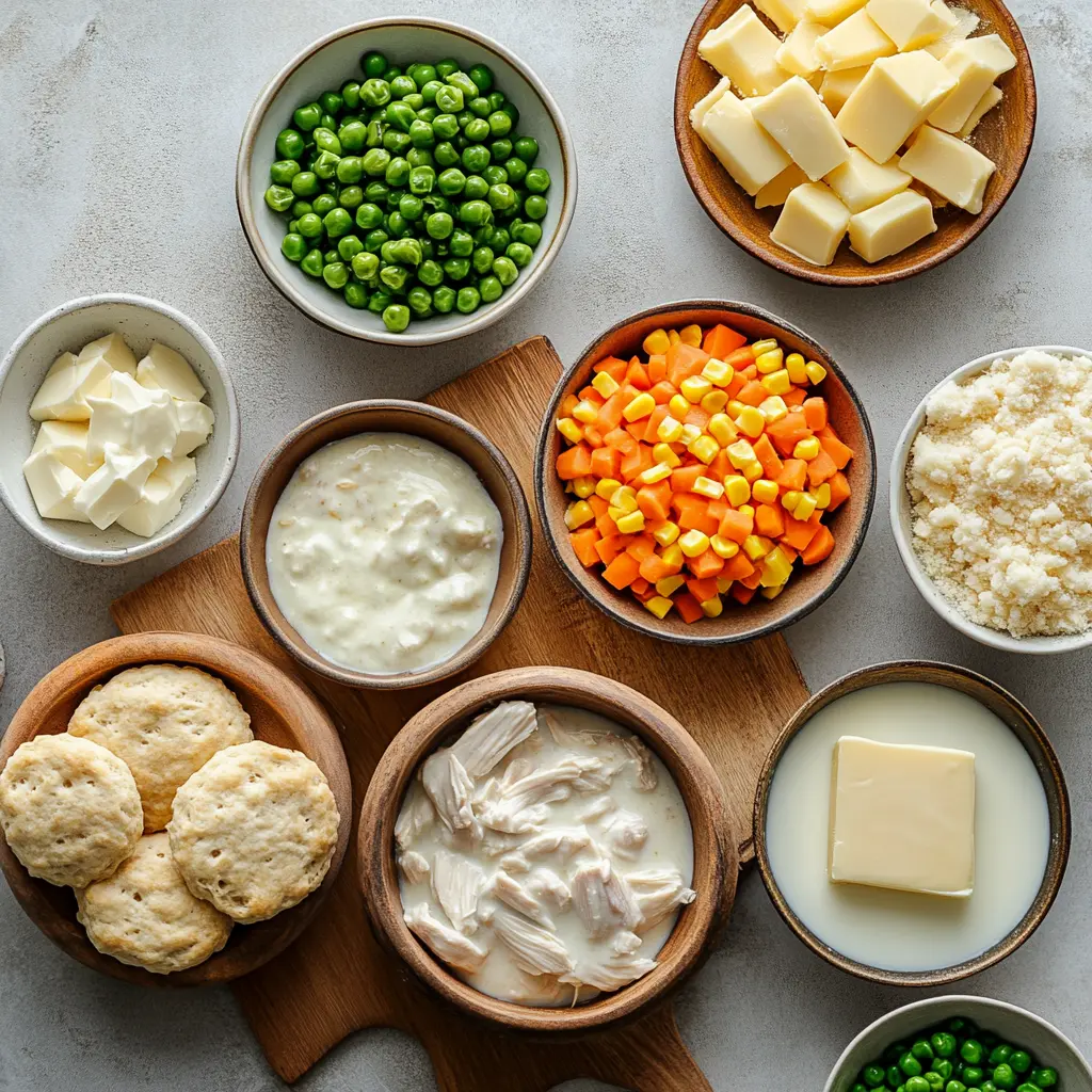 Red Lobster Biscuit Chicken Pot Pie Secrets Revealed 5 RED LOBSTER BISCUIT CHICKEN POT PIE centered hero view, clean and uncluttered