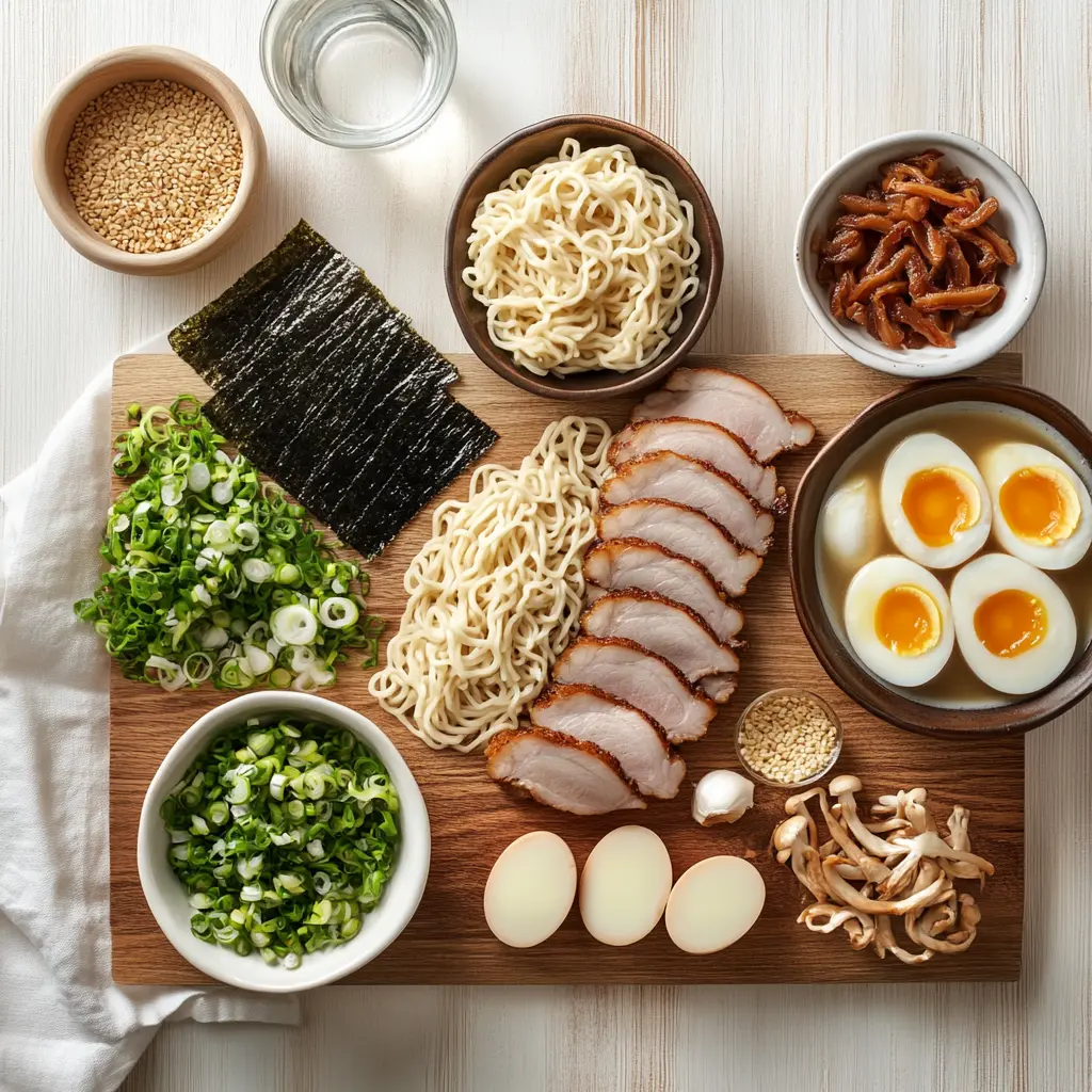 Tonkotsu Ramen: Easy and Delicious Noodle Feast 5 TONKOTSU RAMEN creamy milky broth with chashu soft-cooked egg and nori