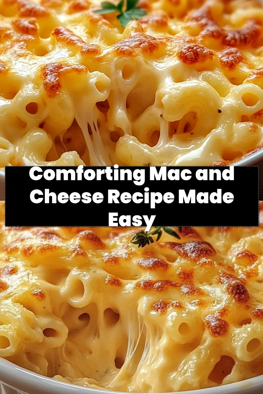 Mac and Cheese Recipe: Easy, Delicious, and Simple 6 MAC AND CHEESE RECIPE centered hero view, clean and uncluttered_pin