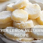 MEYER LEMON MELTAWAYS RECIPE centered hero view, clean and uncluttered