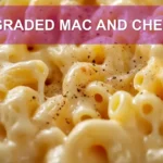UPGRADED MAC AND CHEESE centered hero view, clean and uncluttered