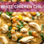 WHITE CHICKEN CHILI centered hero view, clean and uncluttered