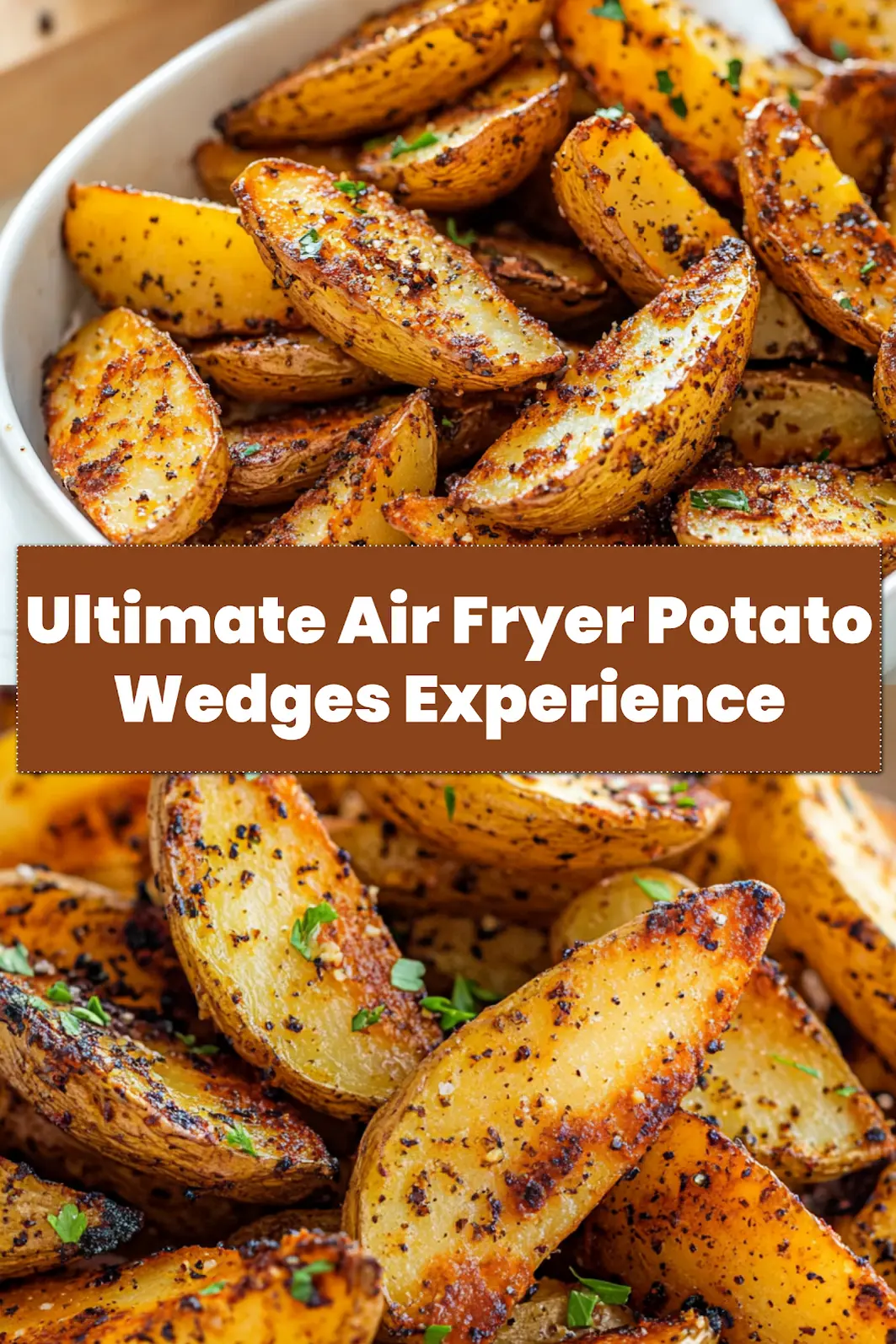 How to Make Air Fryer Potato Wedges Irresistibly Crispy 7 Delicious Air Fryer Potato Wedges, perfectly crispy and ready for a meal.