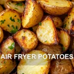 AIR FRYER POTATOES centered hero view, clean and uncluttered