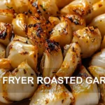 AIR FRYER ROASTED GARLIC centered hero view, clean and uncluttered