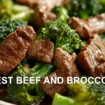 BEST BEEF AND BROCCOLI centered hero view, clean and uncluttered