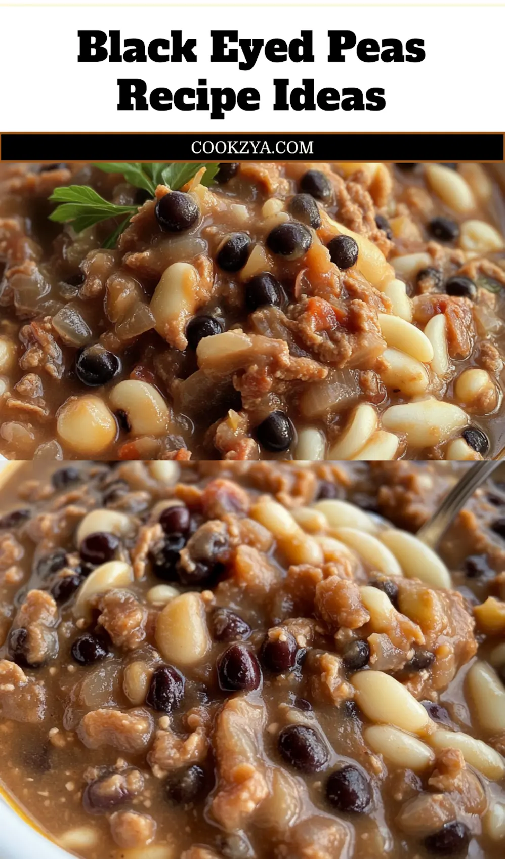 BLACK EYED PEAS centered hero view, clean and uncluttered_pin