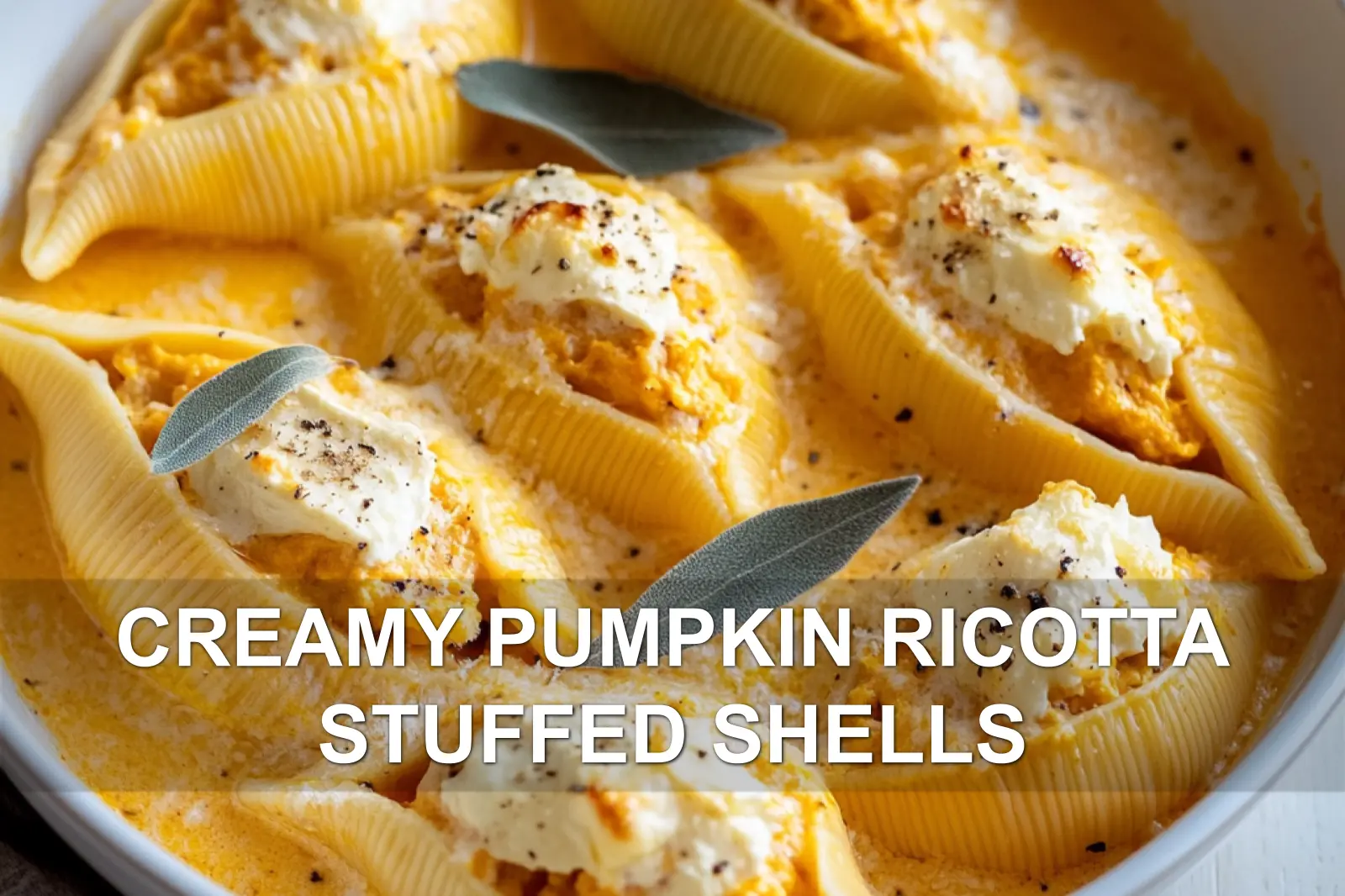 Creamy Pumpkin Ricotta Stuffed Shells for Cozy Fall Delight