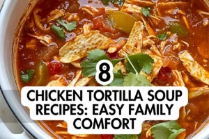 8 Chicken Tortilla Soup Recipes: Easy Family Comfort Chicken Tortilla Soup Recipes