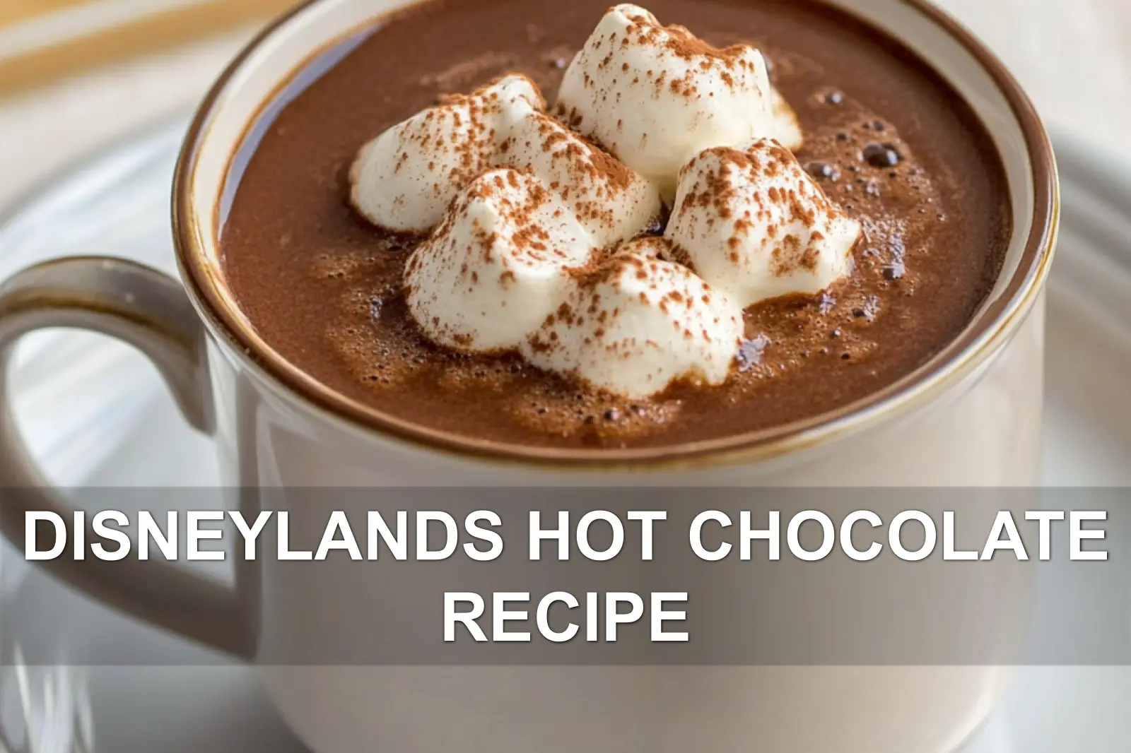 Disneyland Hot Chocolate Recipe: Easy Best Cozy Treat