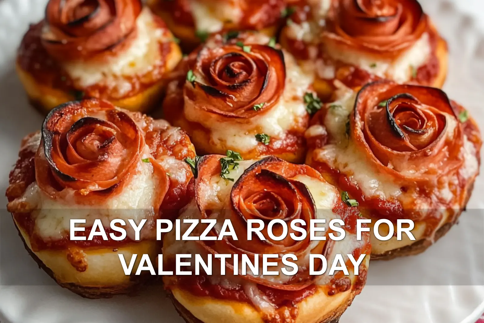 Easy Pizza Roses for Valentines Day: Irresistible Treat