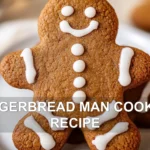 GINGERBREAD MAN COOKIES RECIPE centered hero view, clean and uncluttered