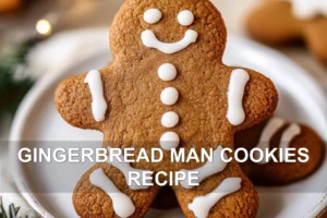 Gingerbread Man Cookies Recipe Easy Tantalizing Guide GINGERBREAD MAN COOKIES RECIPE centered hero view, clean and uncluttered