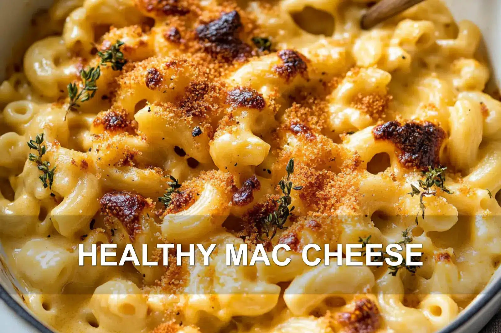 Healthy mac and cheese with butternut squash and broccoli