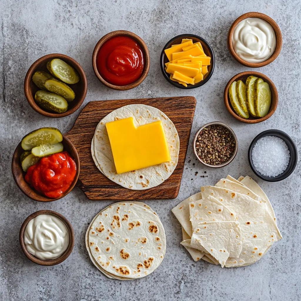 Golden brown Air Fryer Cheeseburger wraps, freshly cooked and ready to serve