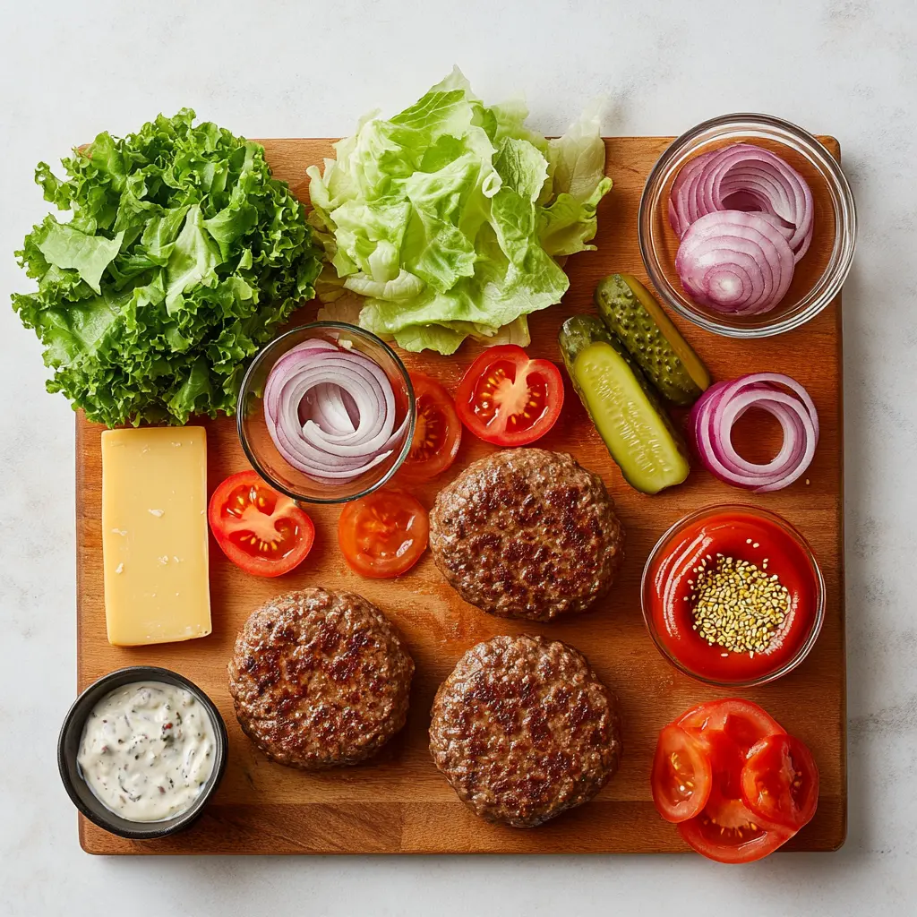 Perfectly seasoned ground beef patties, ready for the air fryer, promising juicy air fryer hamburgers