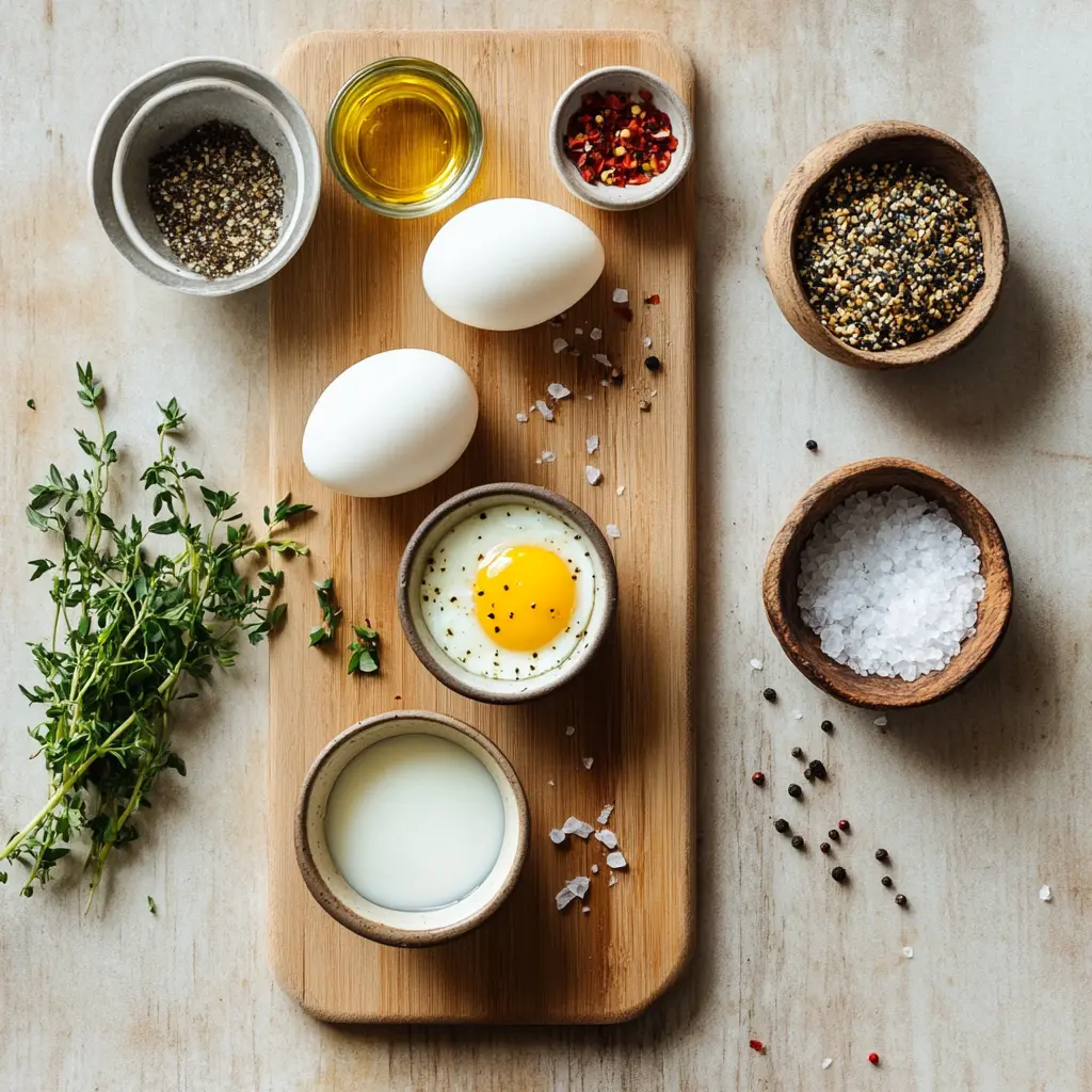 How to Make The Best Air Fryer Poached Eggs Easily 6 AIR FRYER POACHED EGGS centered hero view, clean and uncluttered