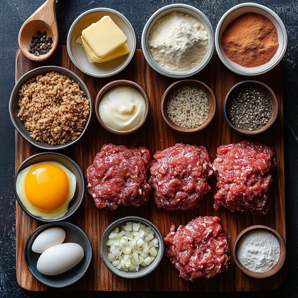 Amish Hamburger Steak Bake: A Cozy Comfort Feast 5 AMISH HAMBURGER STEAK BAKE centered hero view, clean and uncluttered