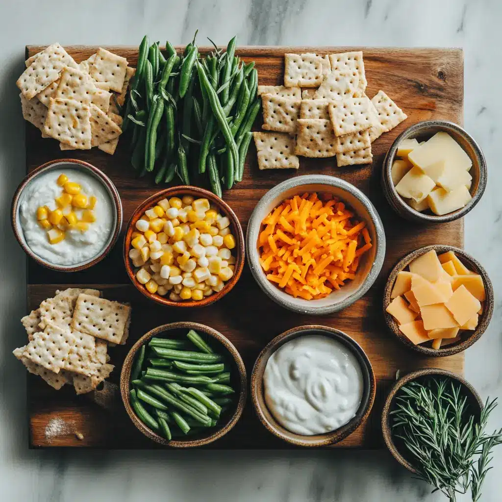 Vibrant butternut squash casserole with a golden, crunchy topping, ready to serve.