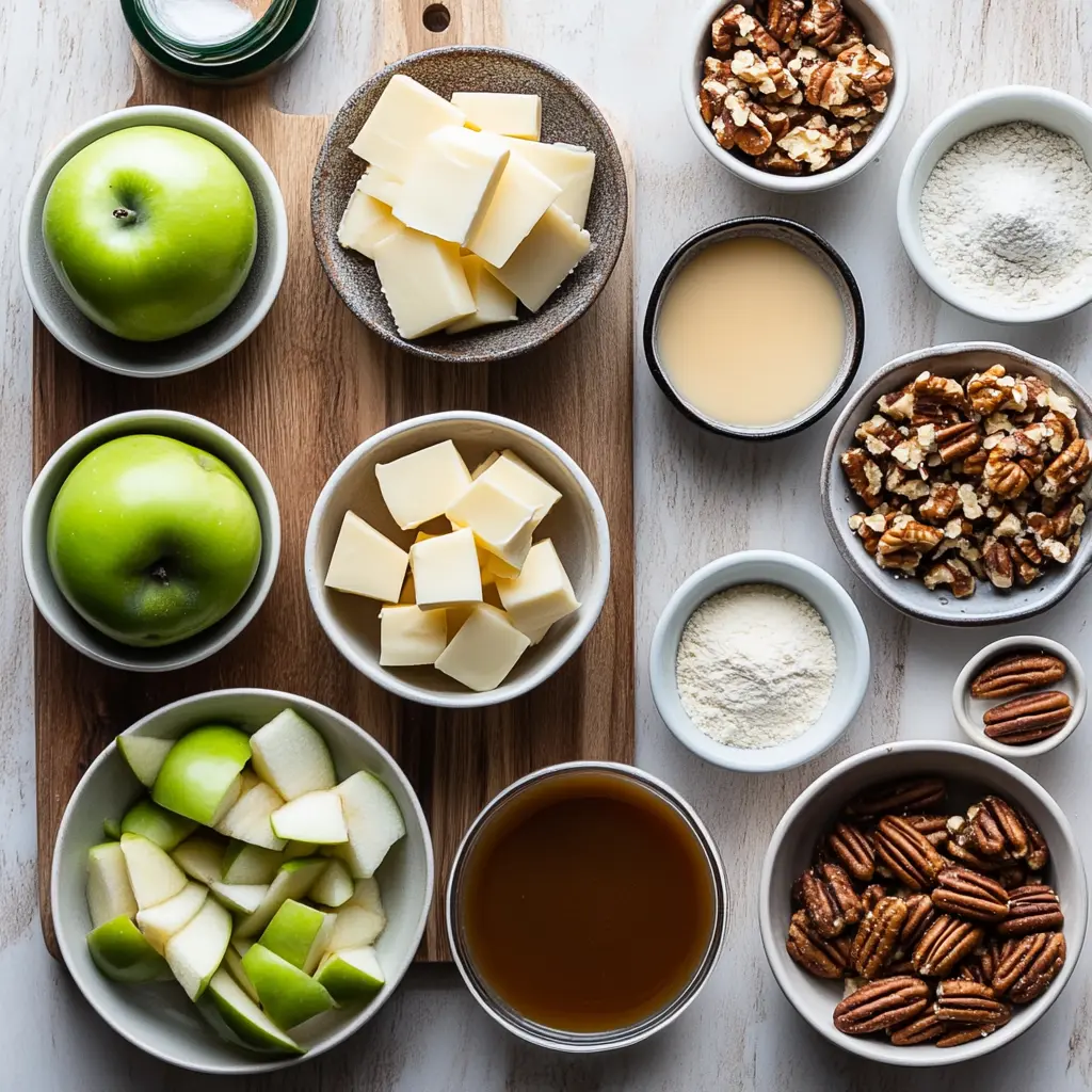 Caramel Apple Cheesecake Bars Perfect Fall Dessert 5 CARAMEL APPLE CHEESECAKE BARS centered hero view, clean and uncluttered