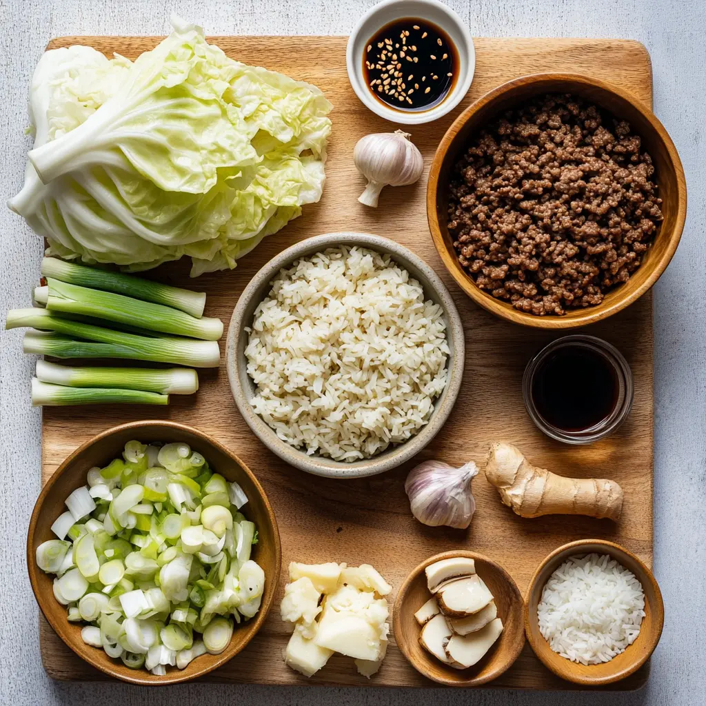 Chinese Ground Beef and Cabbage Stir-Fry: Try This Delicious Easy Recipe 5 A vibrant bowl of Chinese Ground Beef and Cabbage Stir Fry, garnished with fresh green onions and sesame seeds.