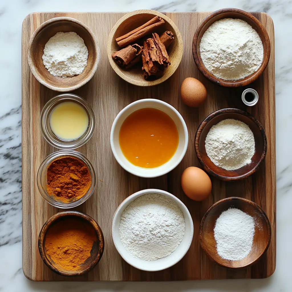 CLASSIC PUMPKIN SPICE PANCAKES centered hero view, clean and uncluttered