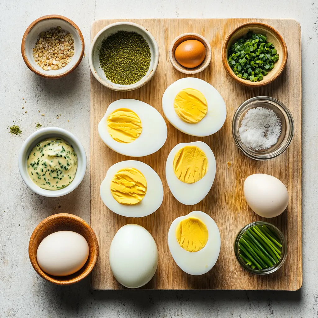 Vibrant green Grinched Eggs, a festive holiday appetizer