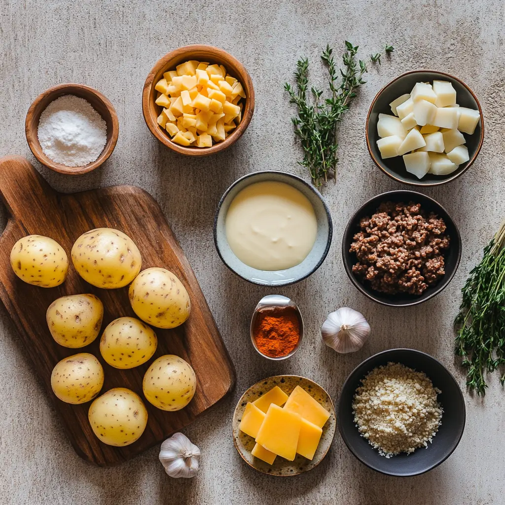 Irresistible Ground Beef and Potatoes Casserole Guide 6 GROUND BEEF AND POTATOES CASSEROLE centered hero view, clean and uncluttered