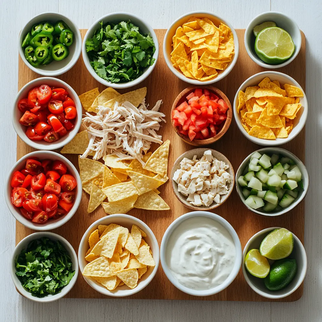 LOW CALORIE CHICKEN TORTILLA SOUP centered hero view, clean and uncluttered