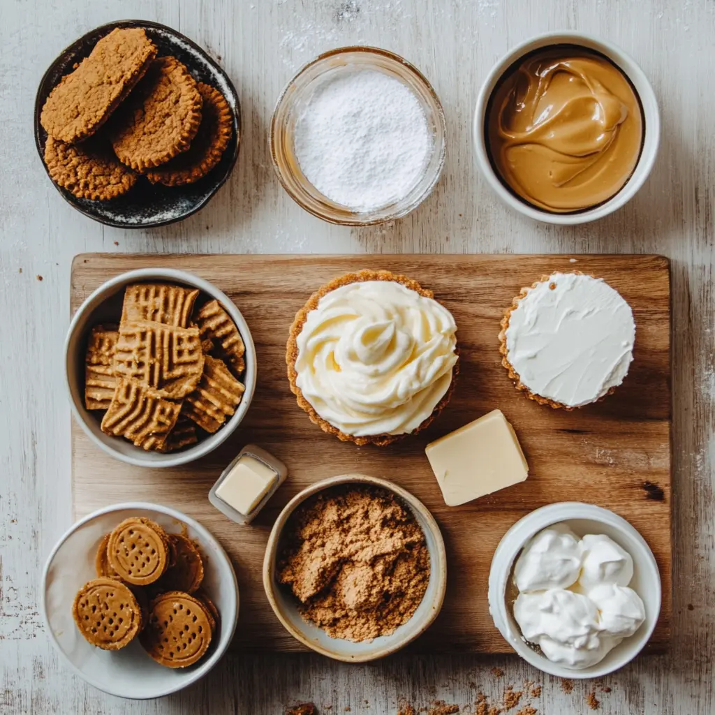 Discover the Simple No Bake Biscoff Cheesecake 6 No-Bake Biscoff Cheesecake, a beautifully presented, unbaked dessert