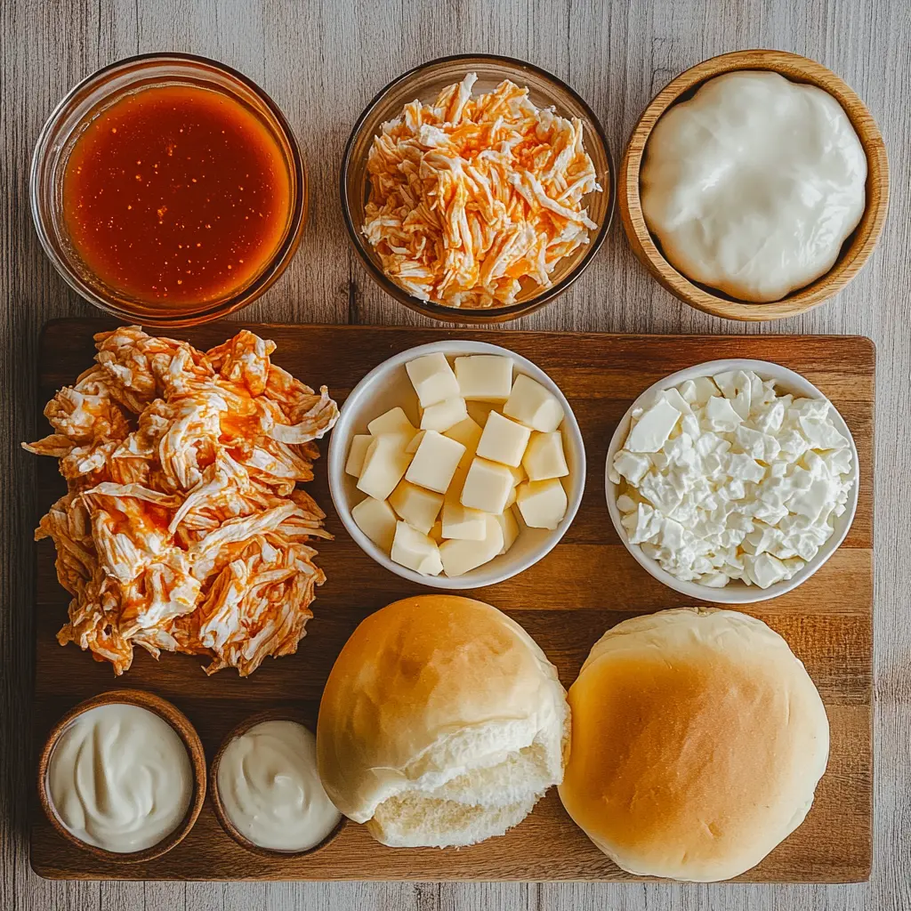 Sheet Pan Buffalo Chicken Sliders: Irresistibly Easy Recipe 6 Delicious Sheet Pan Buffalo Chicken Sliders, golden brown and cheesy, ready to serve from a sheet pan.