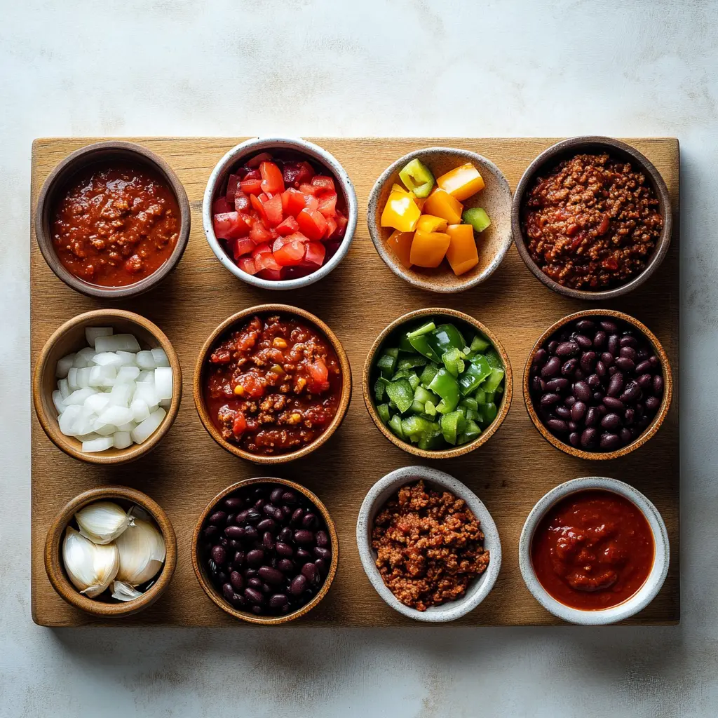 Slow Cooker Chili Recipe for a Delicious Feast 6 Hearty Slow Cooker Chili topped with sour cream, cheese, and cilantro in a rustic bowl, ready to serve.