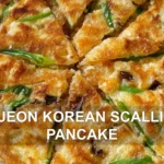 PAJEON KOREAN SCALLION PANCAKE centered hero view, clean and uncluttered