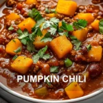 PUMPKIN CHILI centered hero view, clean and uncluttered