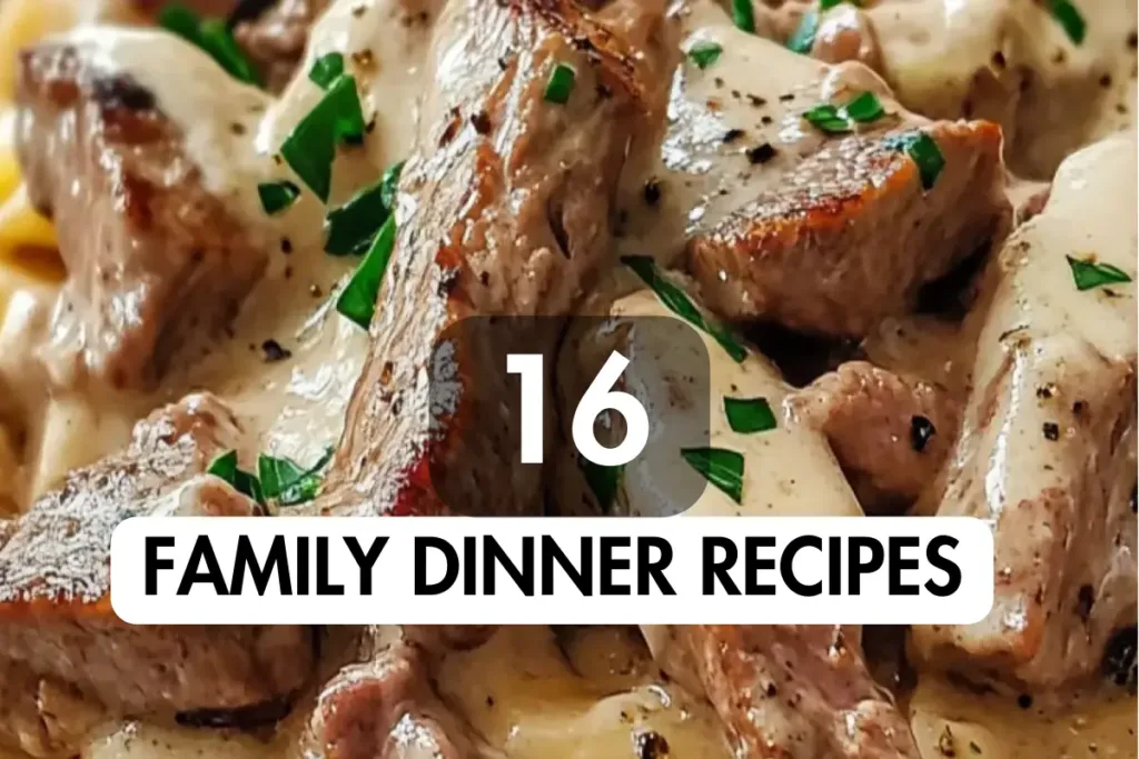 16 Family Dinner Recipes: Creamy Pasta Comfort!