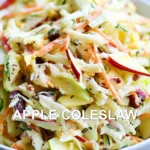 APPLE COLESLAW centered hero view, clean and uncluttered