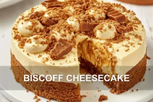 BISCOFF CHEESECAKE centered hero view, clean and uncluttered