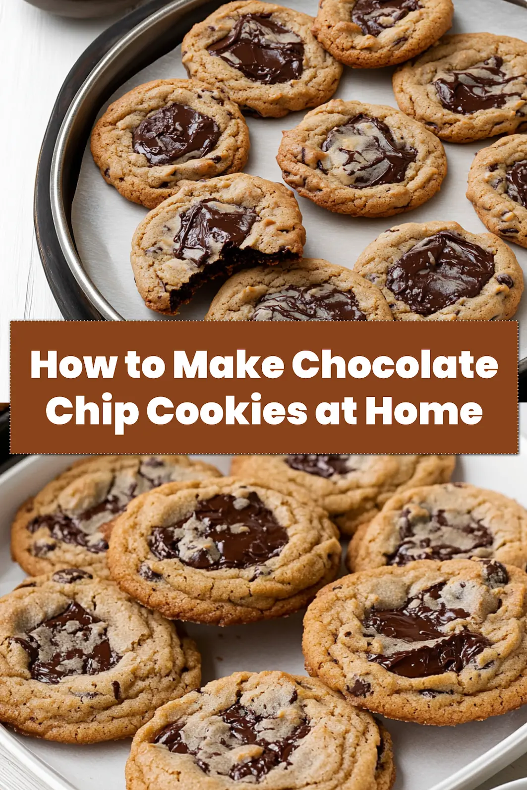 Gooey Chocolate Chip Cookies: Irresistible and Simple! 7 A stack of warm, delicious chocolate chip cookies with melted chocolate chips, ready for sharing